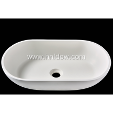 Pure resin and ATH countertop washbasin for bathroom